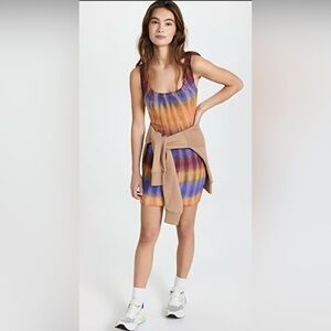 Cotton Citizen Verona Mini Dress - Gem Tie Dye Small NWT